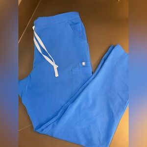 Figs Blue scrub pants. Woman’s size large.